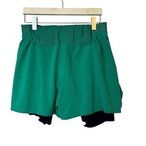 Lululemon Vented Tennis Short Green blue men’s size L